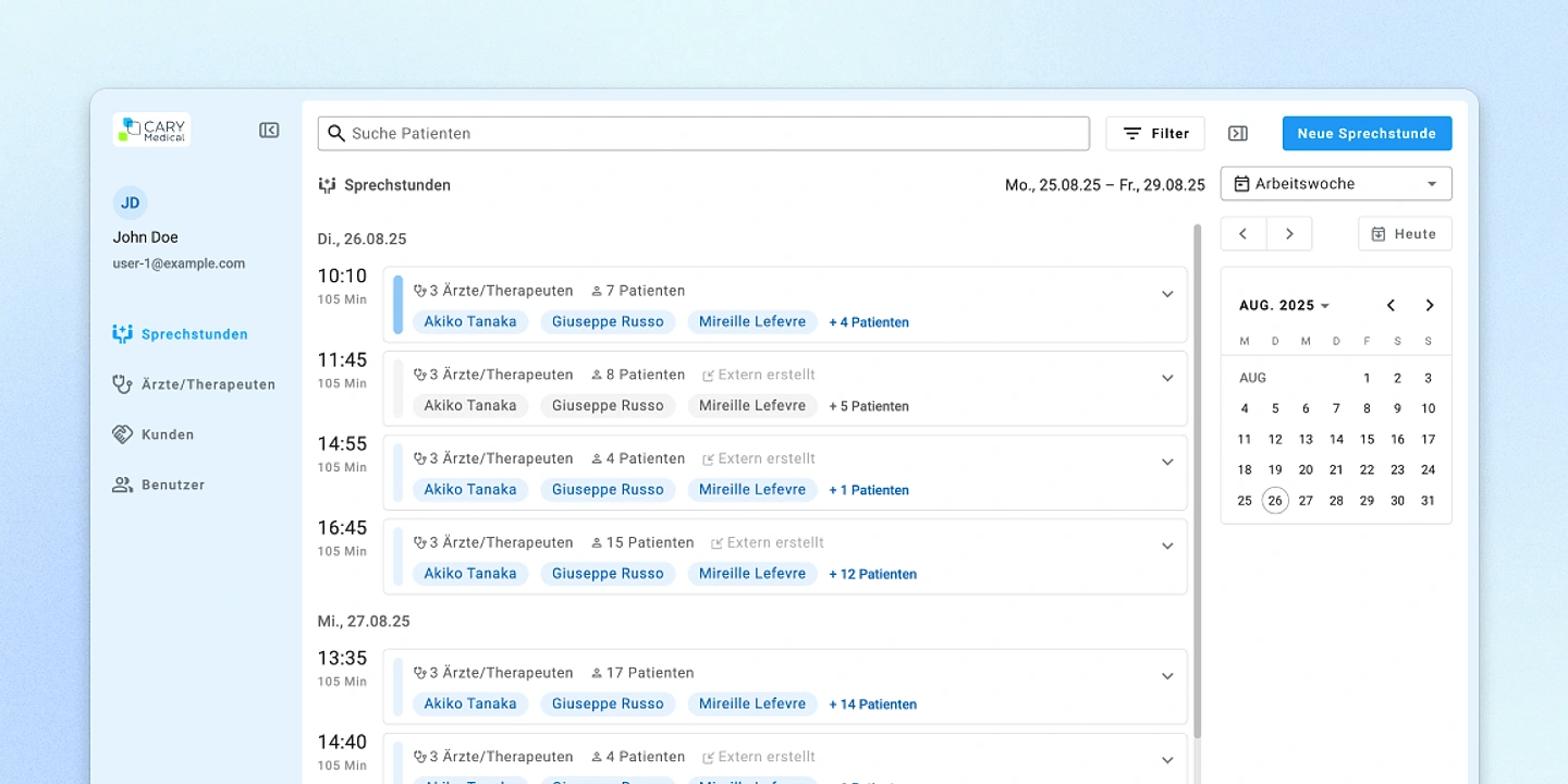 CARY Medical App Coverbild